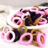 200PCS Women Girls Colorful Nylon Elastic Hair Bands Ponytail Hold Small Hair Tie Rubber Bands Scrunchie Hair Accessories