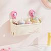 Bathroom Storage Rack with Suction Cup Large Capacity Strong Load-bearing