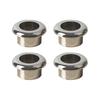 4Pcs 18/25MM Cable Hole Cover Computer Desk Cabinet Vent Decorative Ring Cable Outlet Port Wire Hole Cover Hardware Accessories