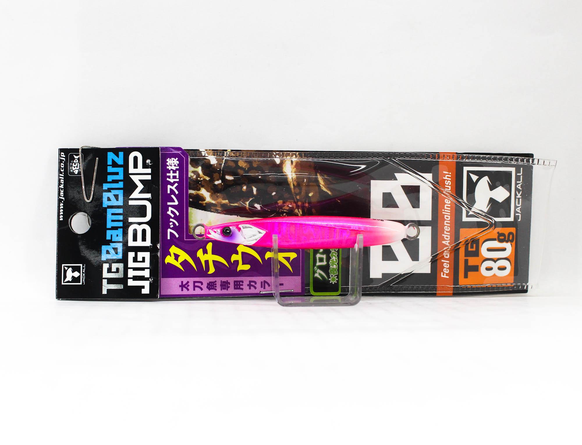 

Jackall Metal Jig Bambluz Bump TG Tungsten 80 grams Pink Glow (5011)