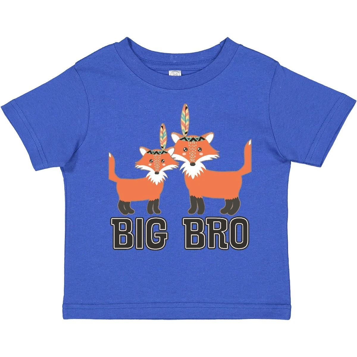 

Inktastic Boy Fox Brother Announcet Toddler kids boys T-Shirt Foxes Woods Animals Boys 130