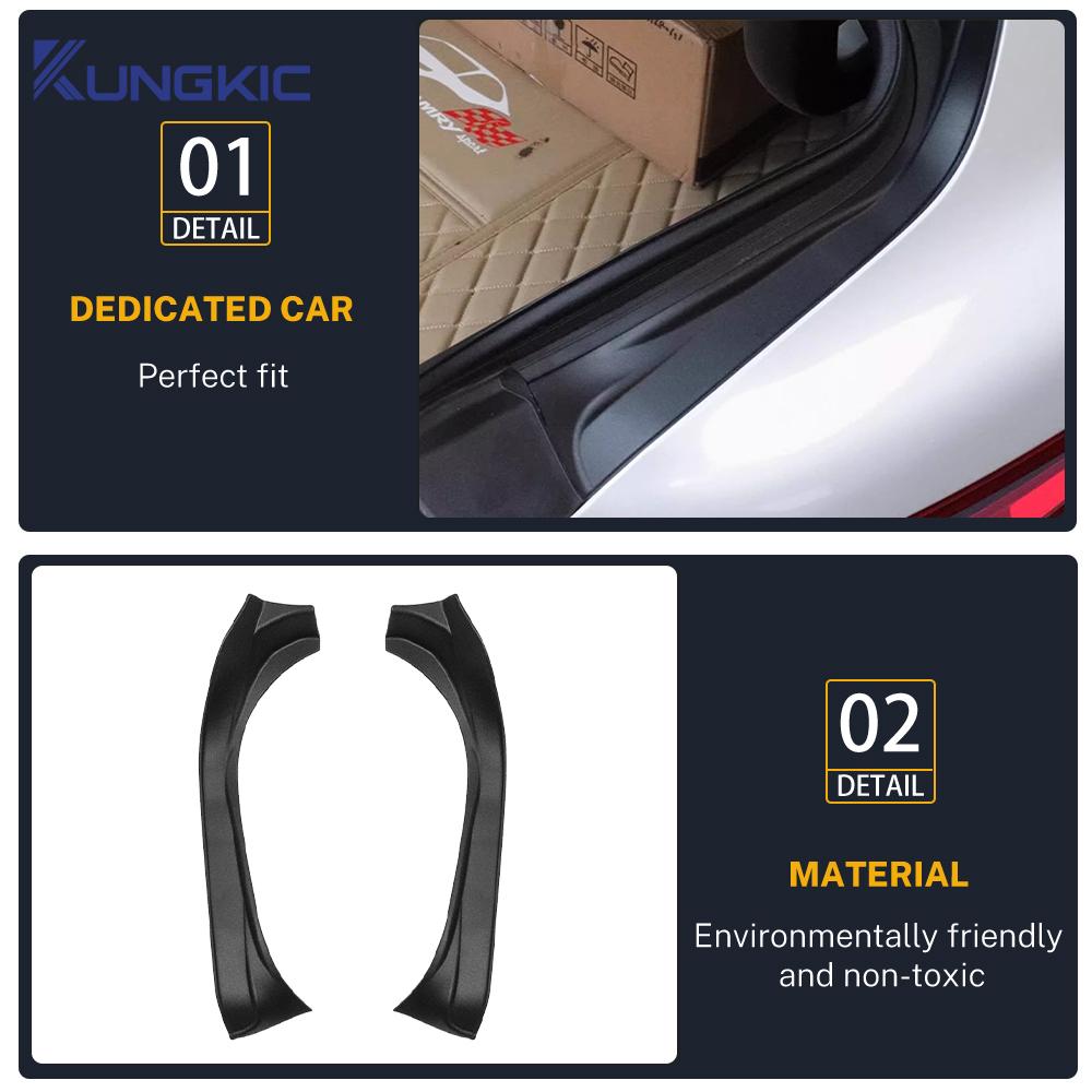 For Toyota Camry 2024-2025 Trunk Side Cover Panels 2PCS Left Right Rear Cargo Area Trim Interior Accessories Protector Guard Pad