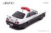 Hiko Seven RAI'S 1/43 Scale Nissan Skyline GT-R (BNR34) 2020 Saitama Prefectural Police Expressway Traffic Police Unit Vehicle, Finished Model, H74320