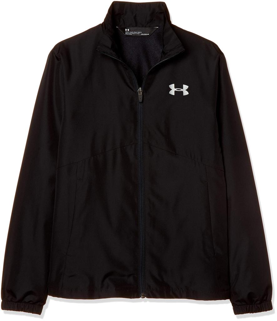 Under Armour Woven Tricot Liner Jacket Japan YMD to Japanese size (Training Jacket/Boys) [1319941] Boys, Black/Silver, (equivalent 140)