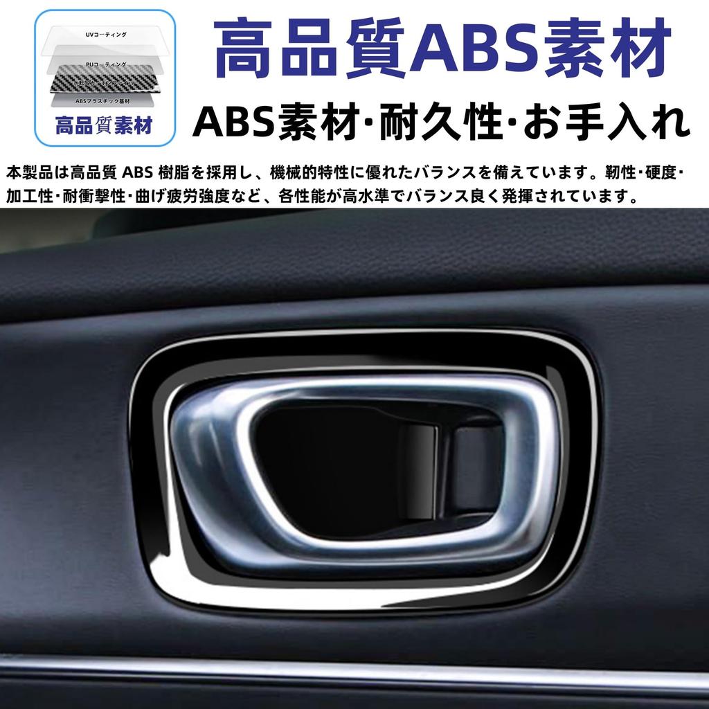 Glealcco Compatible with New Vezel RV3/RV4/RV5/RV6 Accessories Interior Door Handle