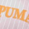 Puma Squad Aop Short Sleeve Tee Striped Dopamine Letter Print Crew Neck Pullover T-Shirt Women Tops Light-Purple 682926-60