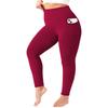Plus-size Yoga Pants for Women Fitness-friendly High-waisted Waist-cinching Butt-lifting High-stretch Sports Leggings Plus-size Yoga Pants