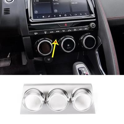 ABS Bil Luftkonditionering Justering Display Dekorativ Ram Passar För Jaguar E-PACE E PACE 2018 Biltillbehör