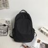 Sommer Neu Nylon Einfarbig Doppelreißverschluss Studentenrucksack Mode Lässig Paar Rucksack