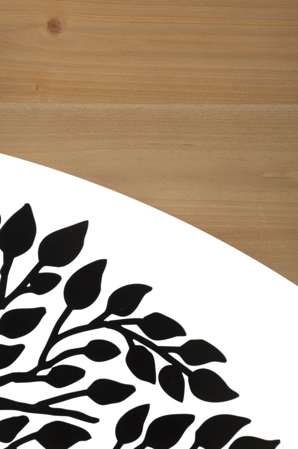 Wall Panel Arc Iron And Wood Set 3 Pcs Cm 105X2X70 (35X2X70)