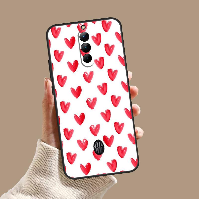 Heart Cartoon Girls Case For ZTE Nubia Red Magic 10S 9S 8S 8 9 10 11 Pro Plus 6 7 6S 7S Pro 5G 6R 10 Air Cover