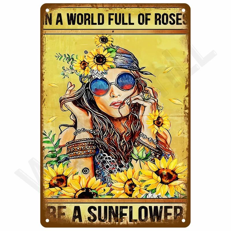 Vintage Metal Plate Tin Sign Retro Wall Art Home Decor Poster Garage Mural Aesthetic Room Bar Decoration