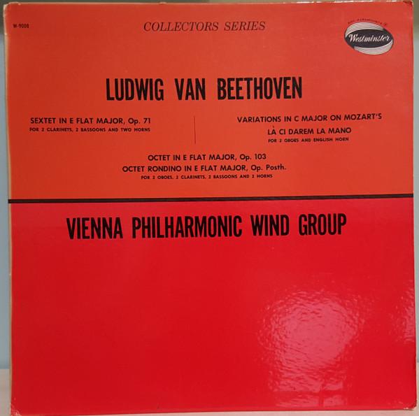

LP Record LUDWIG VAN BEETHOVEN BLSERVEREIN Octet E Flat Major Sextet E Flat W9008 Westminster 1963 US Classical Used