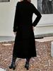 European-American Slimming Double-Breasted Mid-Length Wool Coat with Cinched Waist and Lapel 2025