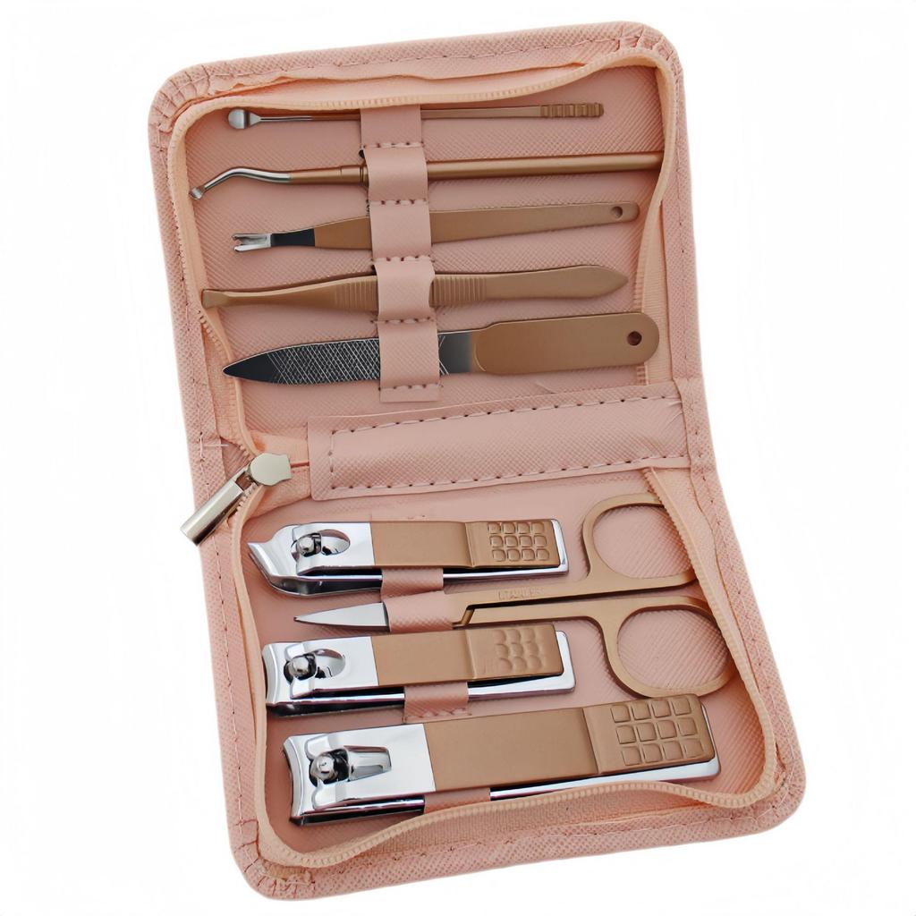 30-Piece Stainless Steel Nail & Cuticle Clippers Manicure Set