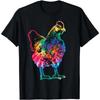 Farmer Poultry Bird Flower Farm Animal Dandelion Chicken T-Shirt Funny Men Women Tee Ropa Mujer Clothes Custom Printed TShirts