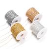 1/2Meter 1.2-1.8mm Gold Color Copper Chain with Sequins Necklace Chain Findings for DIY Jewelry Making Components Craft Supplies