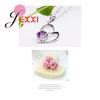 925 Sterling Silver Jewelry Sets Romantic Lovely CZ Crystal Necklace Pendant Earrings for Women Valentines Day Wedding