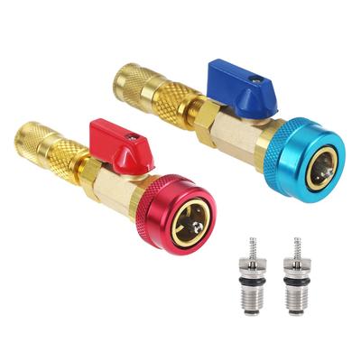 Air Conditioning R134A R12 Valve Core Quick Remover Installer High Low Pressure Tool Auto Internal Air-conditioning Installation