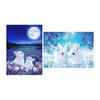 Samkos Diamond Art Kit, 2 Pieces, For Beginners, Diamond Painting, Bead Art, Full Paste, Wall Decoration, DIY Handicrafts, Diamond Art