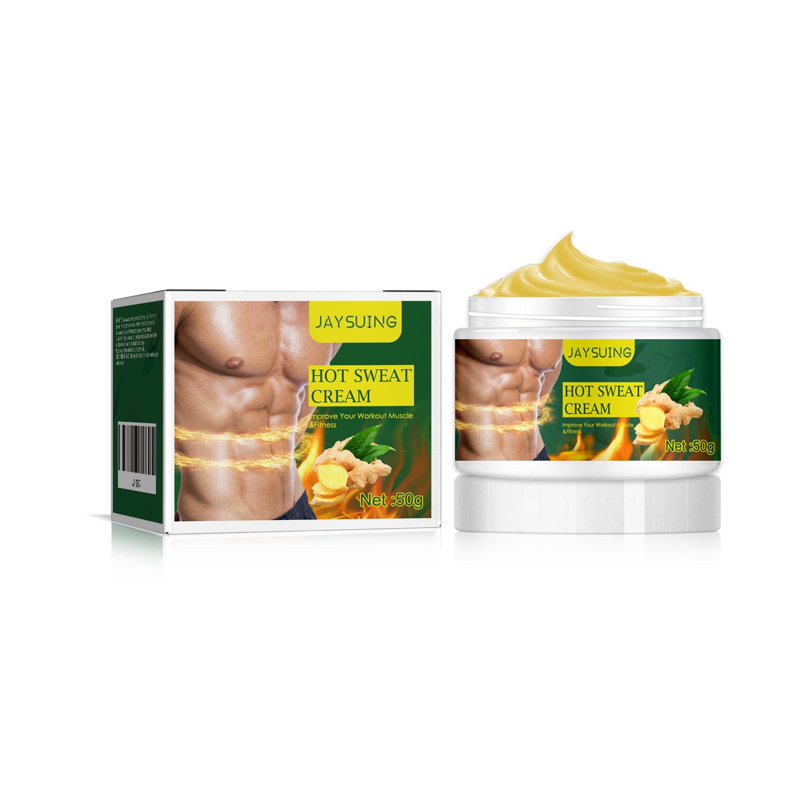 

Men s Massage Cream for Body Care Warming Sensation Post Workout Recovery Moisturizing Skin Firming Routine Non Greasy 50g