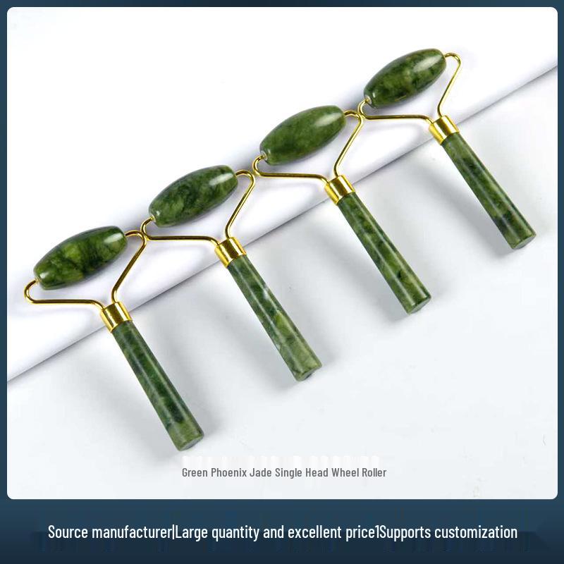 Green Phoenix Jade Single-Head Massager Roller