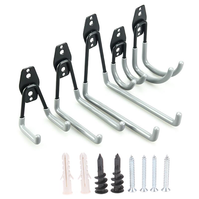 

Тяжелый металлический крюк гаража Организатор Настенное крепление Велосипед Настенное крепление Противоскользящее