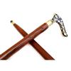 Foldable Handcrafted Sheesham Wood Unisex Surgical Walking Stick with Derby Handle