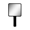 Eyelash Extension Handheld Makeup Mirror Square Makeup Vanity Mirror with Handle Hand Mirror SPA Salon Compact Mirrors
