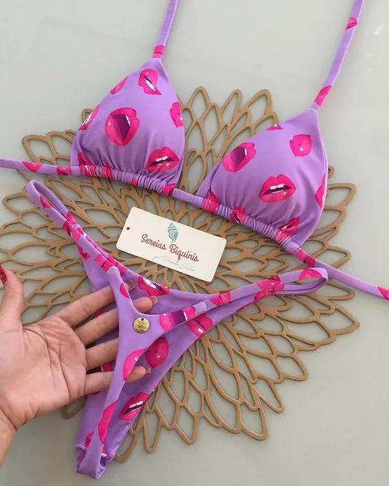 Neuer Bikini Damen Badeanzug Strandurlaub Bademode Leopardenmuster Sexy Bikini Set Strandbekleidung Badeanzug String Badeanzug Biquinis