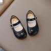 Girls Toddler Shoes 2-12 Years Old Brown Round Head Fashion Hundred Girls Mary Jane Shoes Beige Non-slip Children's Baby Sandals