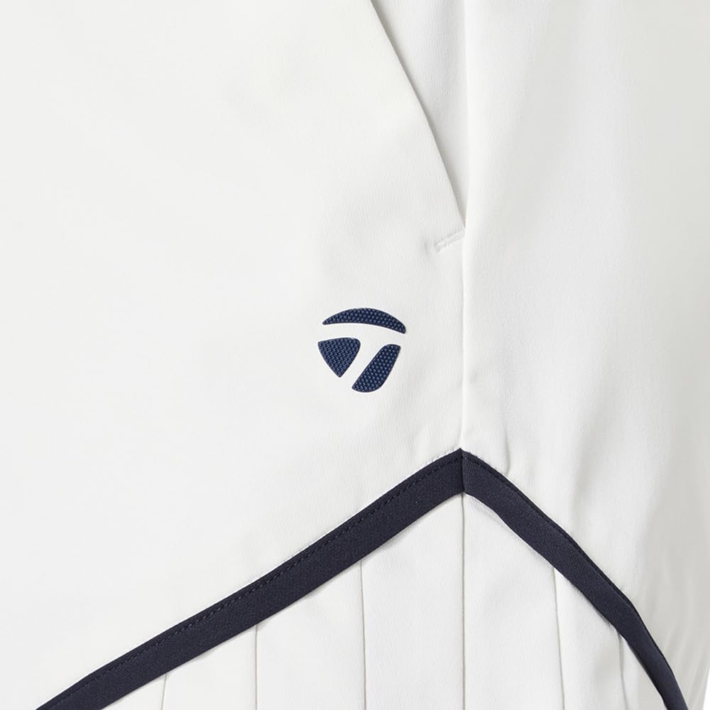 TaylorMade Pleated Shorts, White, Size Small, Women's, 2025SS UN693