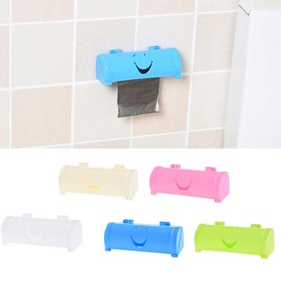 Kunststoff Wand-montiert Müll Tasche Lagerung Box Container Küche Bad Versorgung
