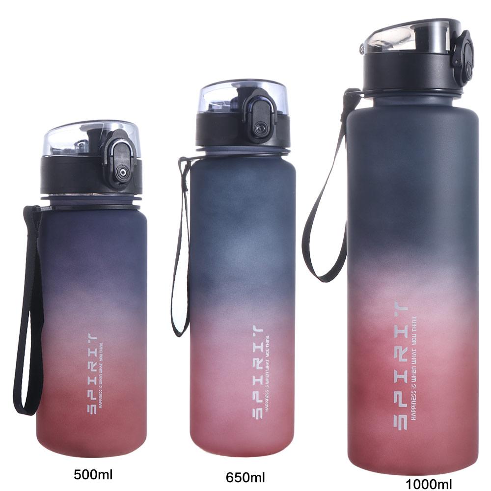 PC Leak Proof Colorful Plastic Cup Large Capacity Large Capacity Sports Kettle  Unisex
