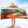 Oversized Microfiber Sand Free Towels Pool Beach Towels Quick Dry Beach Towel Chinese Style Beach Towel for Women and Men
