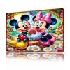 8x12 Inch Disney Mickey and Minnie Mouse Romantic Garden Metal Wall Art – Vibrant Iron Decorative Sign for Bedroom, Cafe, School