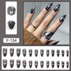 Metallic Bright Silver Fake Nails with Environment-friendly Acrylic Material for Pleasant DIY Nail Experience At Home