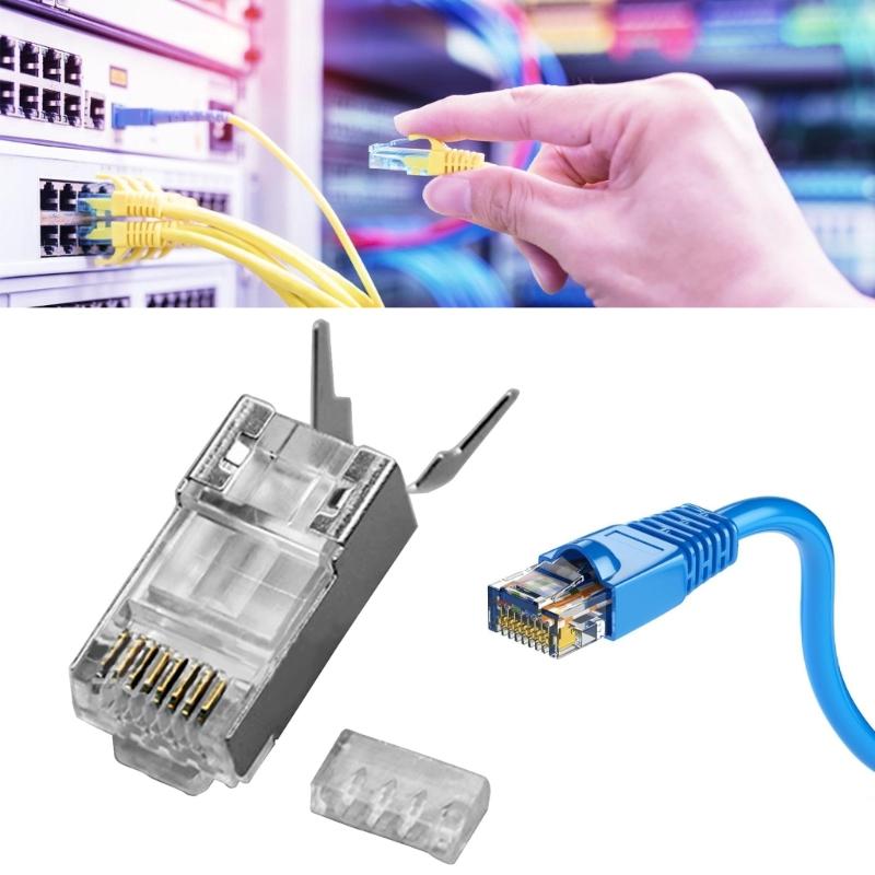 Flammhemmende PVC CAT6A RJ45 Ethernet-Steckverbinder mit verbesserter Kabelidentifizierung und Knickfestigkeit