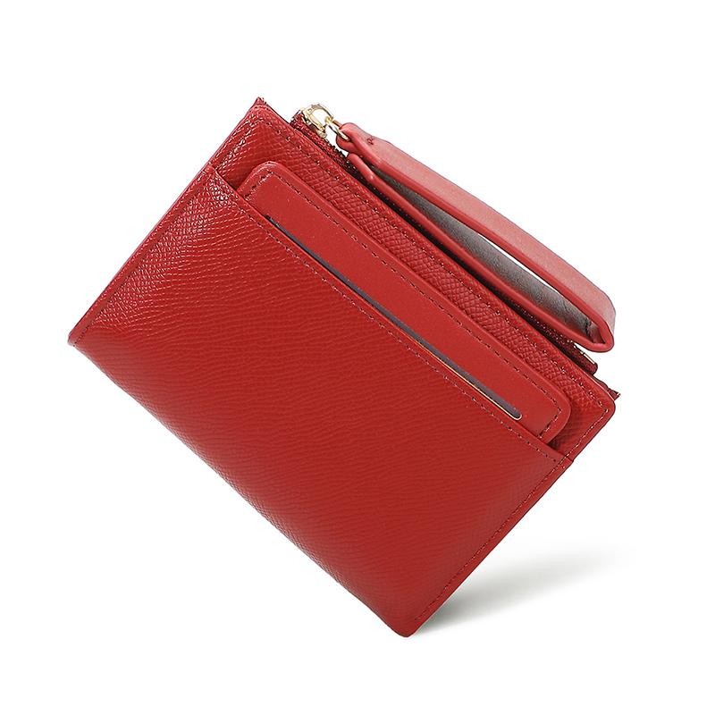 New Design Women'S Short Wallet With 8 Card Slots & Zipper Coin Pocket - Blocking Multi-Function Purse