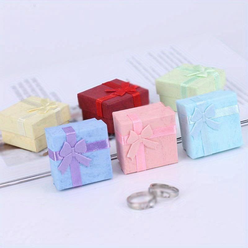6PCS Random Color Mini Jewelry Storage Box Gift Box is perfect for necklace earrings and rings first choice