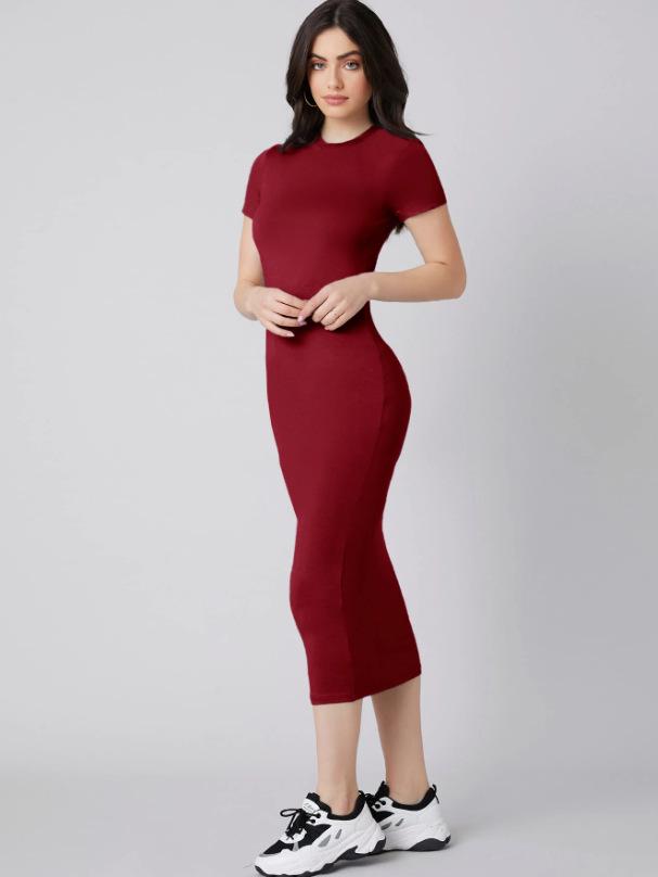 European & American Style Women's Slim Fit Sexy Hip Wrap Dress