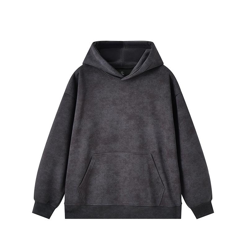 Tie-dye Dirty Sweater Man, Spring and Autumn Heavy American High Street Trend Loose Teen Hooded Jacket Man