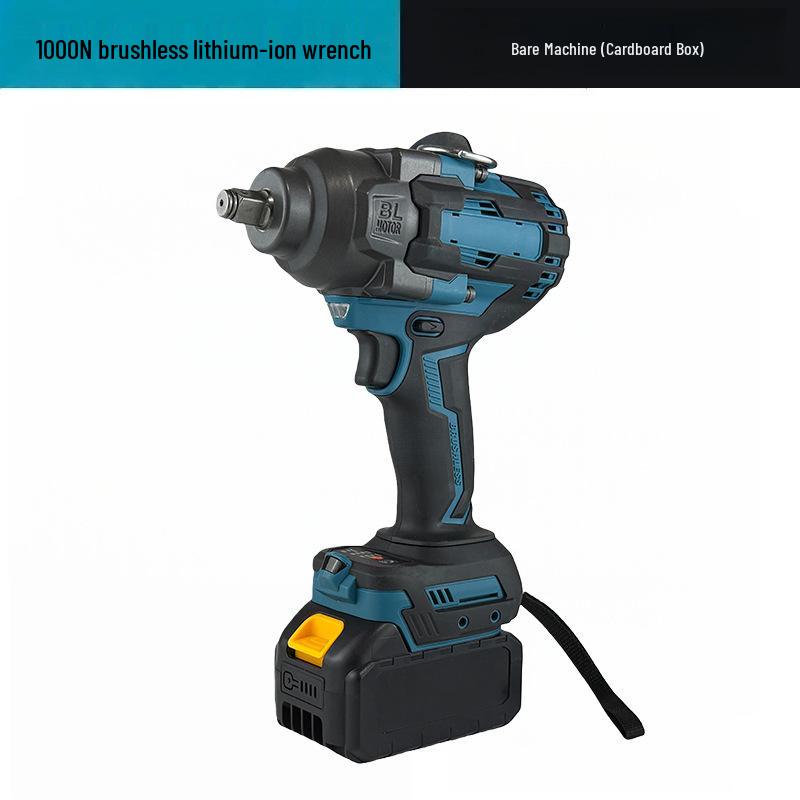 Brushless Lithium Battery Impact Wrench, 1000N.m High Torque, Cordless, Industrial Grade for Auto Repair
