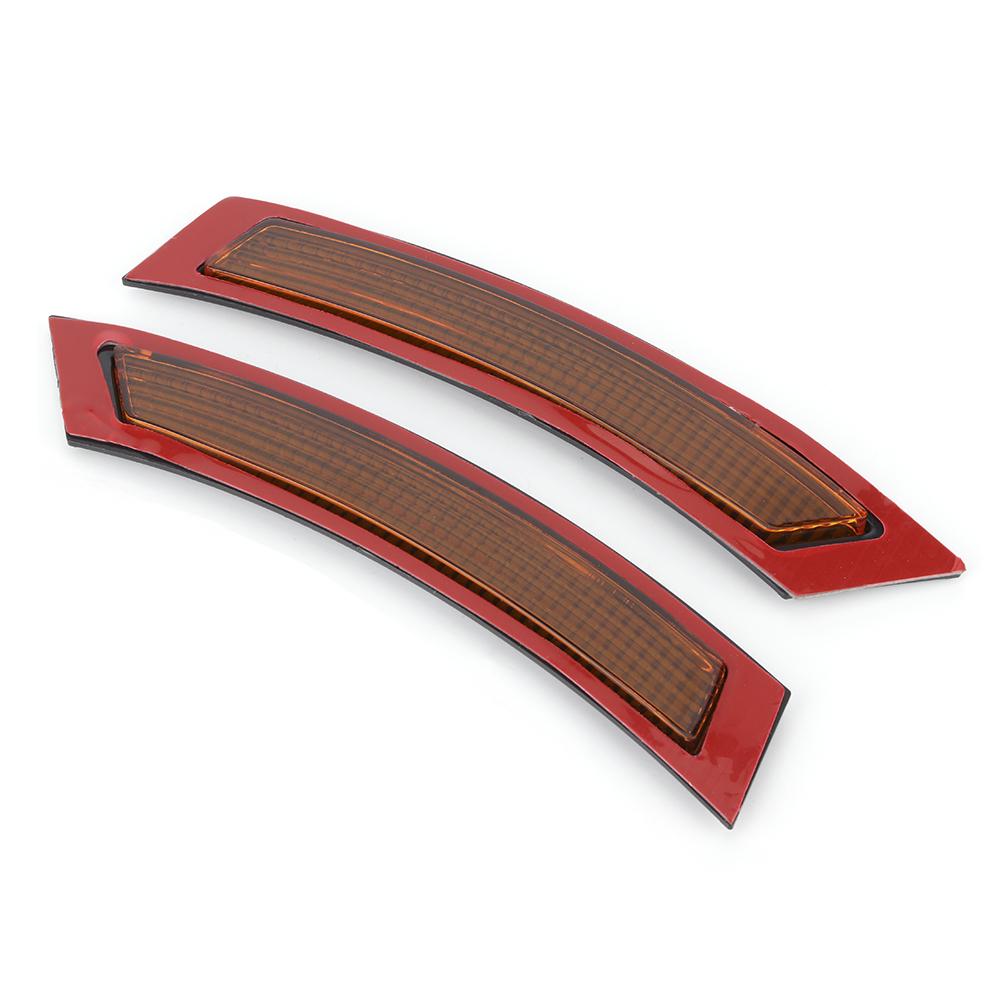 2pcs Plastic Car Front Bumper Reflector Lights Side Marker Lamp Reflective Light Fit for E92 E93 2007 2012