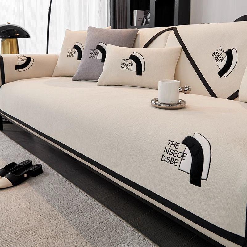 [ New] Non-Slip Sofa Cushion, Four-Season Universal Seat Cushion, Light Luxury Modern High-End Cover Cloth Towel, New Model