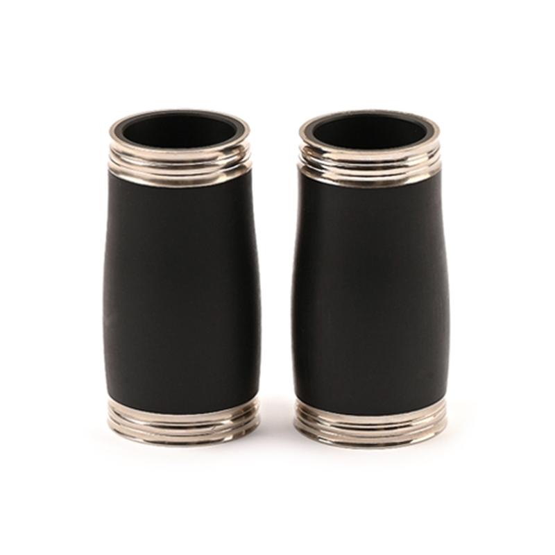 2Pcs/pack Clarinet Accessory Clarinet Replacements Clarinet Barrel Black for Bb Clarinet Replacement Instrument Parts 62mm