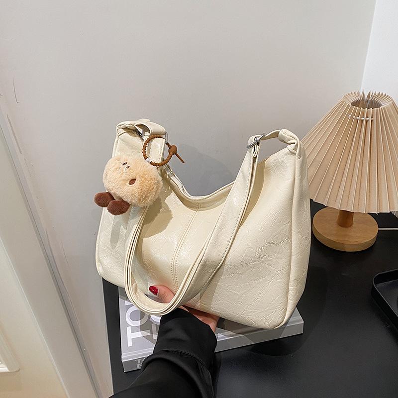 Large-capacity Bag Women's Spring and Summer Versatile 2025 New Simple Shoulder Messenger Bag Fashionable Korean Commuter Tote Bag