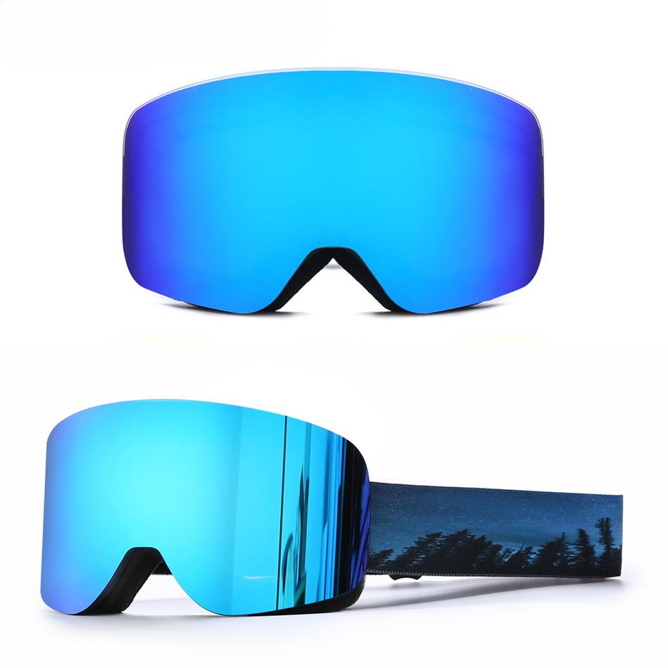 Skibrille Winter Schnee Snowboardbrille für Herren Damen Anti-Beschlag Ski Snowboard Brille für Erwachsene Anti-Beschlag UV400 Schutz Schneeskibrille
