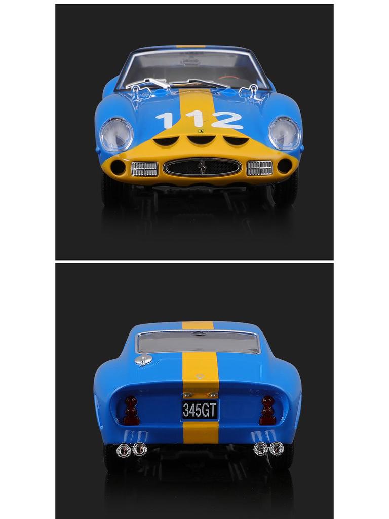 Bimego 1:24 250GTO Racing FXXK Alloy Car Model - Boys Gift