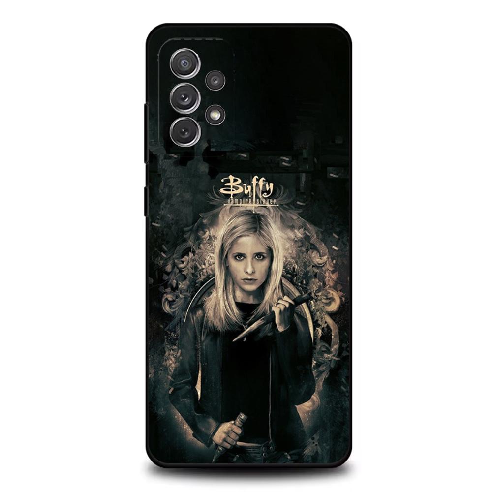 B-Buffy the Vampire Slayer Phone Case For Samsung S25,S24,S21,S22,S23,S30,Ultra,S20,Plus,Fe,Lite,Note,10,9,5G Black Cover